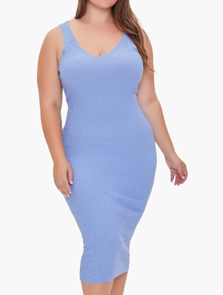 Forever 21 ribbed midi dress online